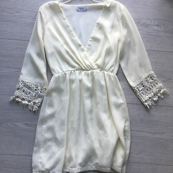 Cream tobi lace dress - Picture 1 of 6